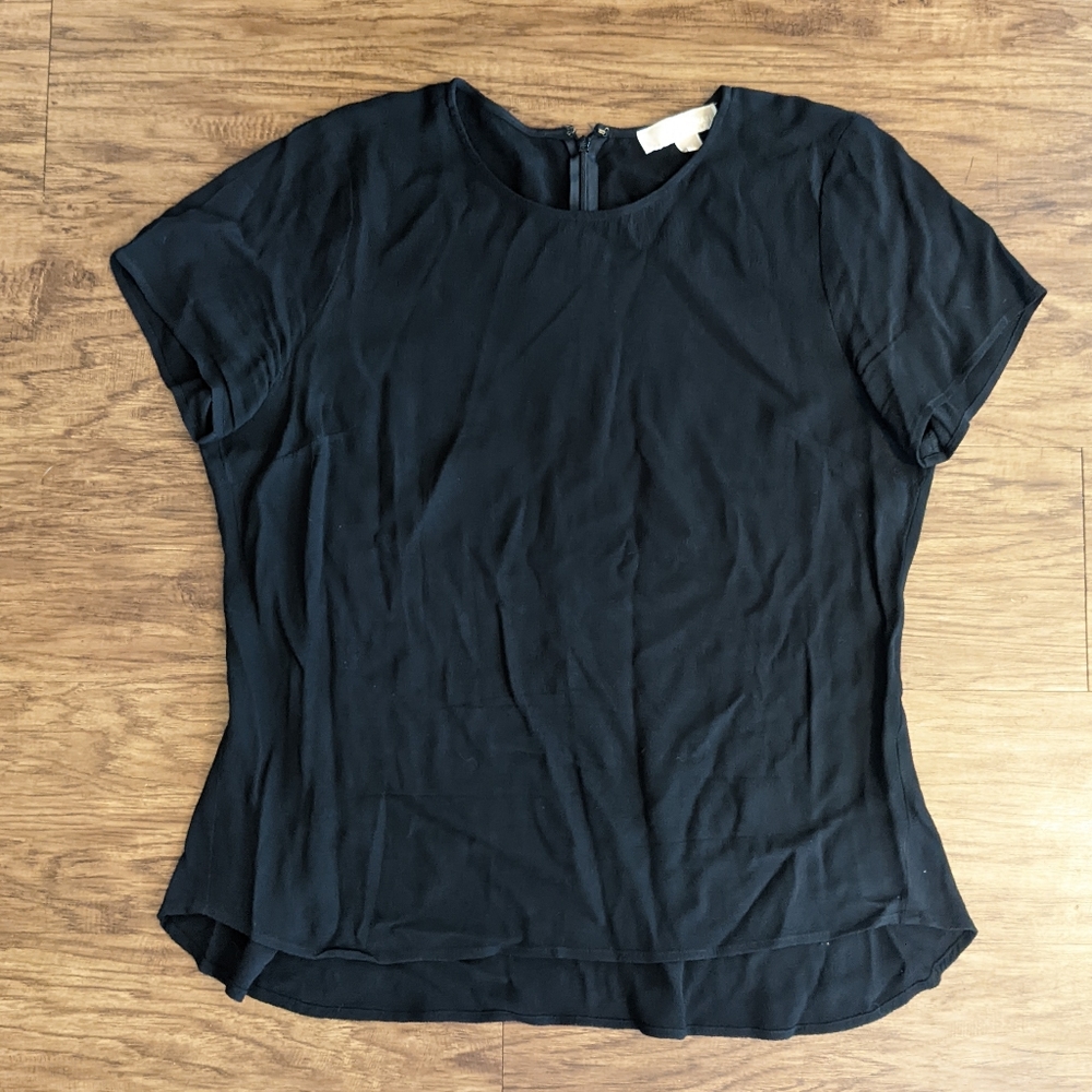 Michael Kors Black Blouse Size Medium